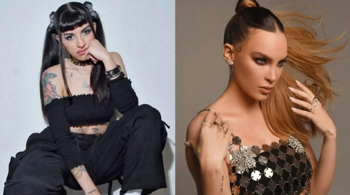 Belinda habla de Cazzu y menciona estar feliz por su éxito en México