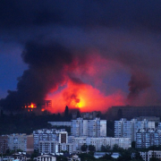 Rusia lanza consecutivo ataque masivo sobre Ucrania en plena madrugada