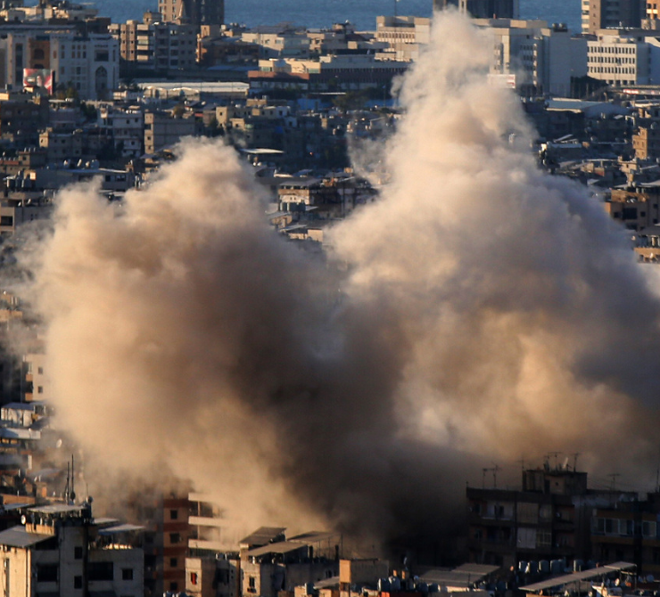 Líbano habla de Israel y condena sus ataques aéreos en Beirut