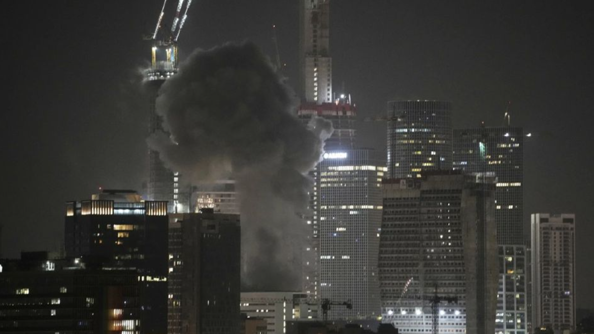 Irán ataca la capital de Israel con un masivo ataque aéreo dejando varios heridos