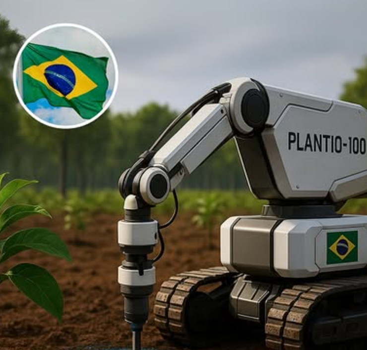 Brasil crea un robot para plantar árboles y así poder reforestar