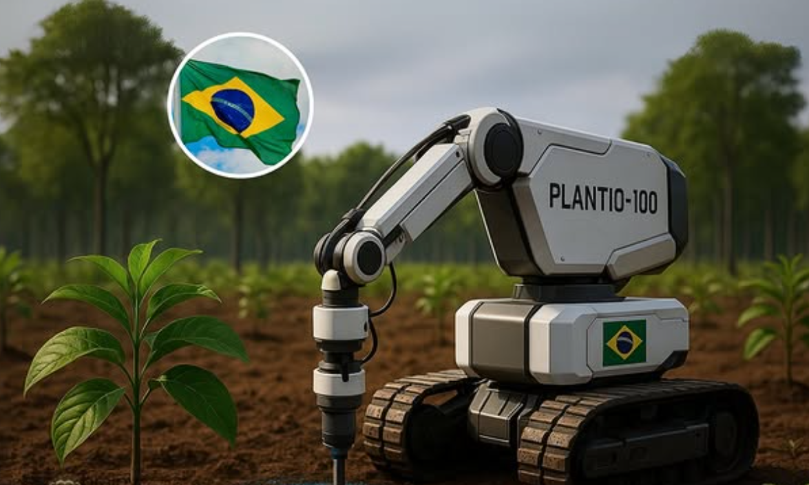 Brasil crea un robot para plantar árboles y así poder reforestar