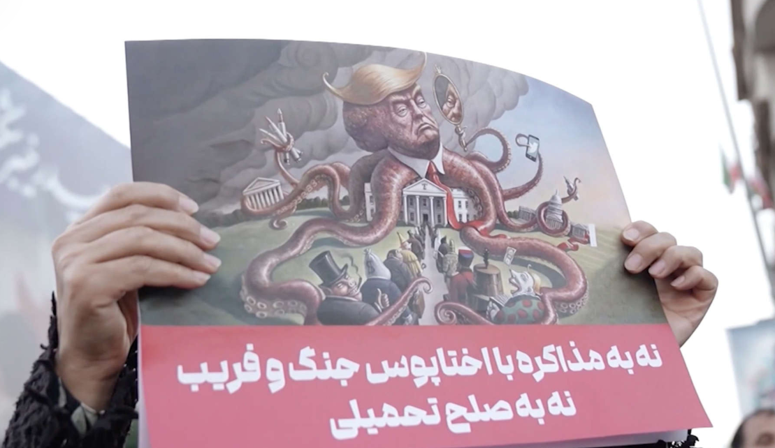 ¿Qué motivó las manifestaciones en Teherán contra Donald Trump?