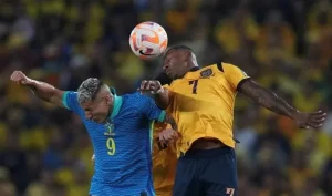 El partido entre Brasil y Ecuador fue muy disputado, y sin jugadas de peligro por parte de ambas selecciones.
