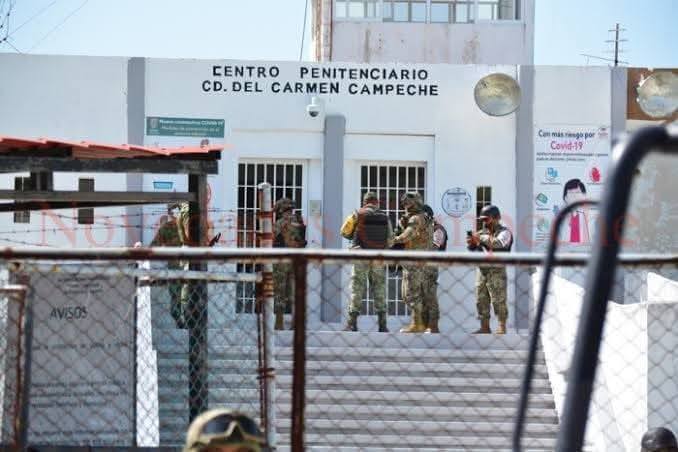 Trasladan a 11 internos del penal de Carmen al Cereso de Kobén