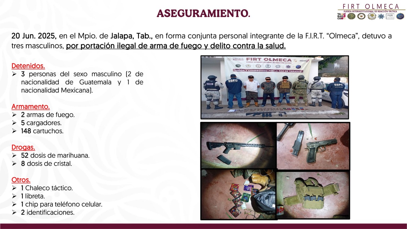 En Tabasco hay cero impunidad