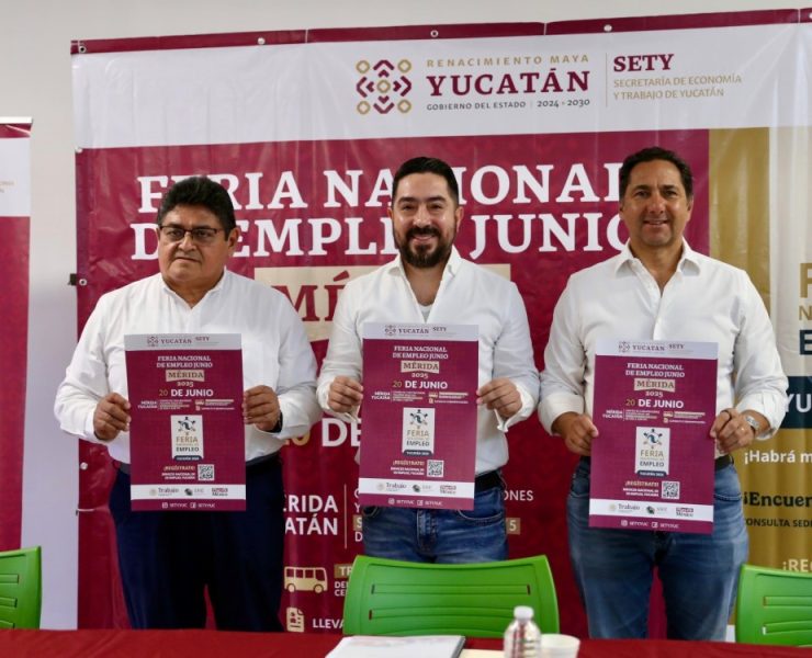 Feria Nacional de Empleo Mérida 2025: Más de 400 vacantes este 20 de junio