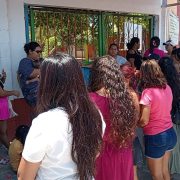 Continúa protesta en el Jardín de Niños Esther Rodríguez Meza