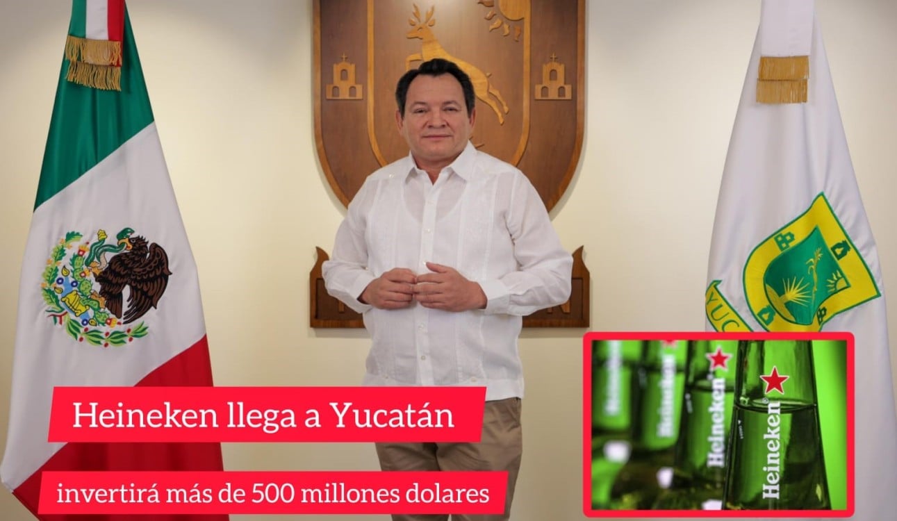 ¡Heineken Revoluciona Yucatán! La cervecera invertirá más de 500 millones dolares en una nueva planta en Kanasín