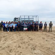 Marina participa en la campaña Nacional de Limpieza de Playas y Costas de Tabasco