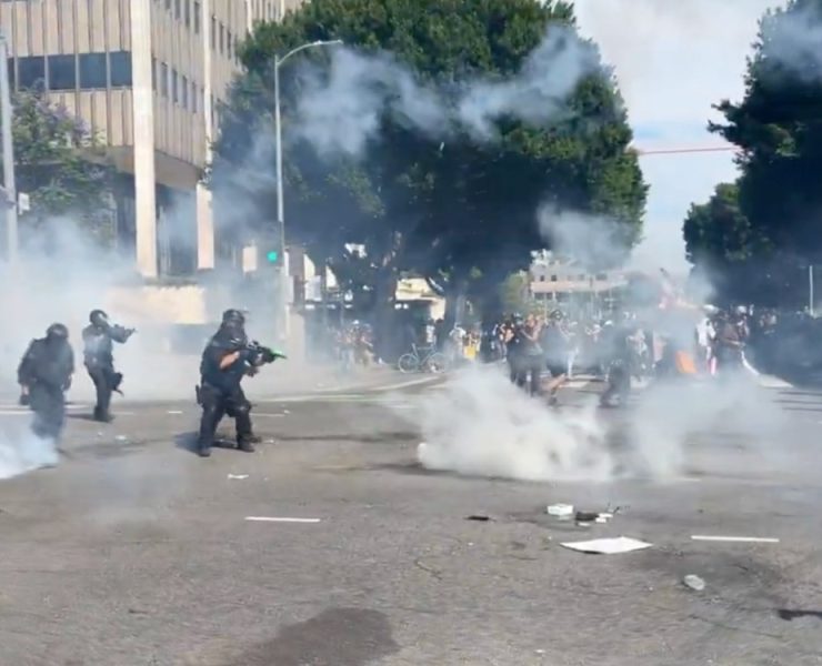 Protesta “No Kings” en Los Ángeles
