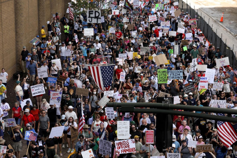 Protestas contra políticas de Trump