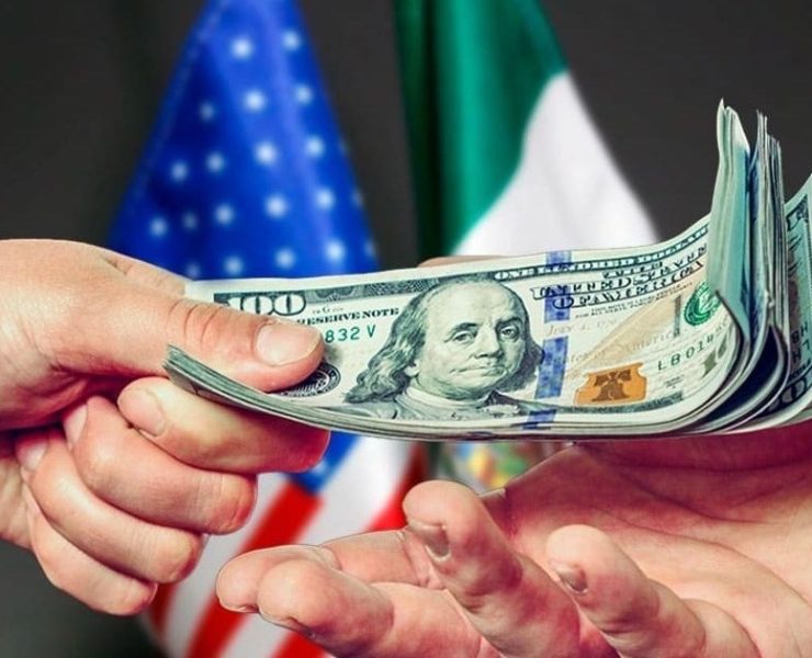 Remesas a México se desploman