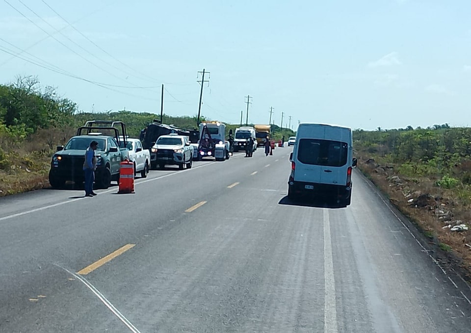 Aumenta inseguridad en la carretera federal tramo Sabancuy-Champotón