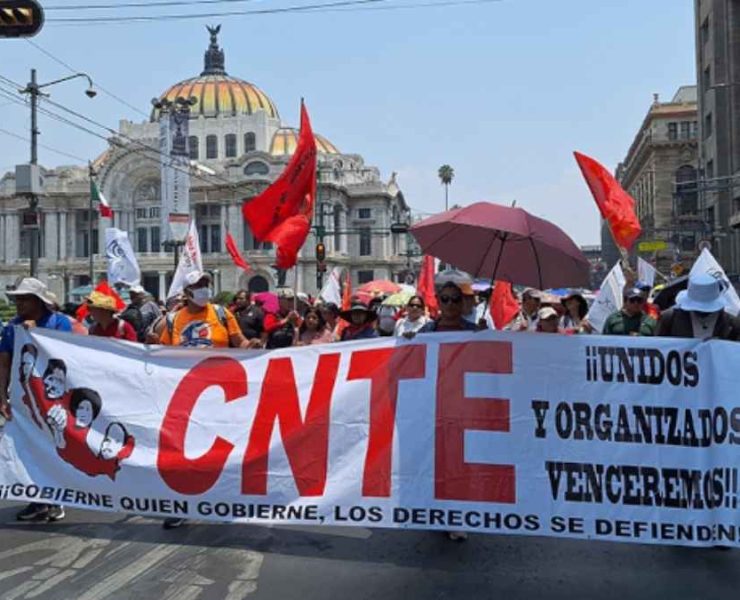 Sheinbaum reafirma vía del diálogo con la CNTE y descarta uso de la fuerza pública