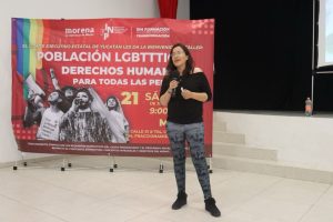 Participantes del taller “Población LGBTTTIQ+” comparten experiencias y reflexionan sobre la inclusión en la política yucateca.