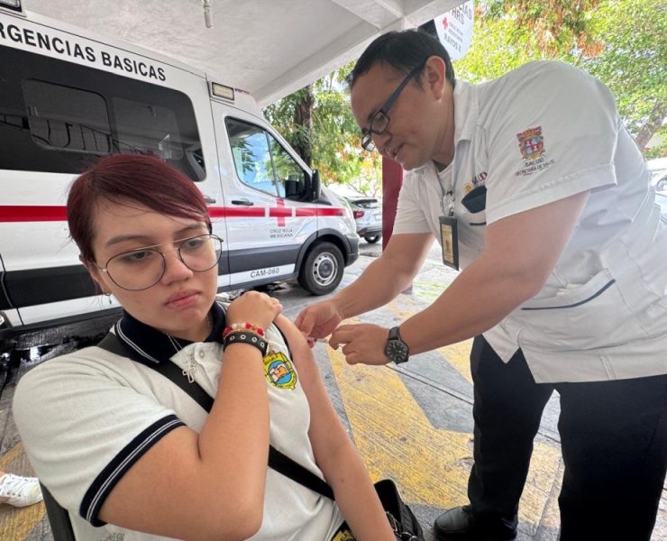 Inicia vacunación contra Sarampión y Rubeola en Ciudad del Carmen