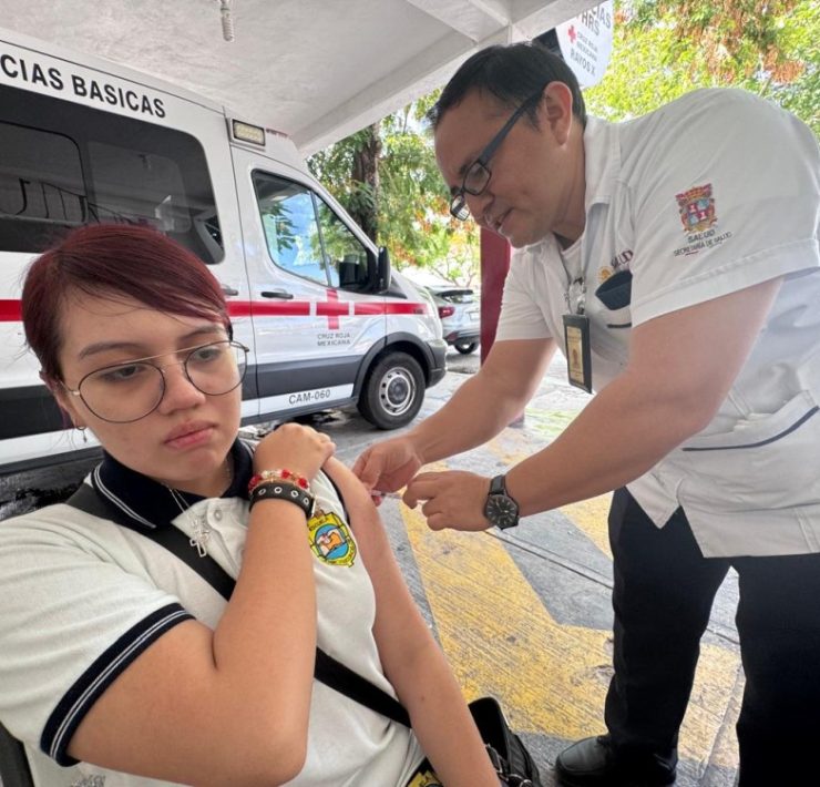 Inicia vacunación contra Sarampión y Rubeola en Ciudad del Carmen