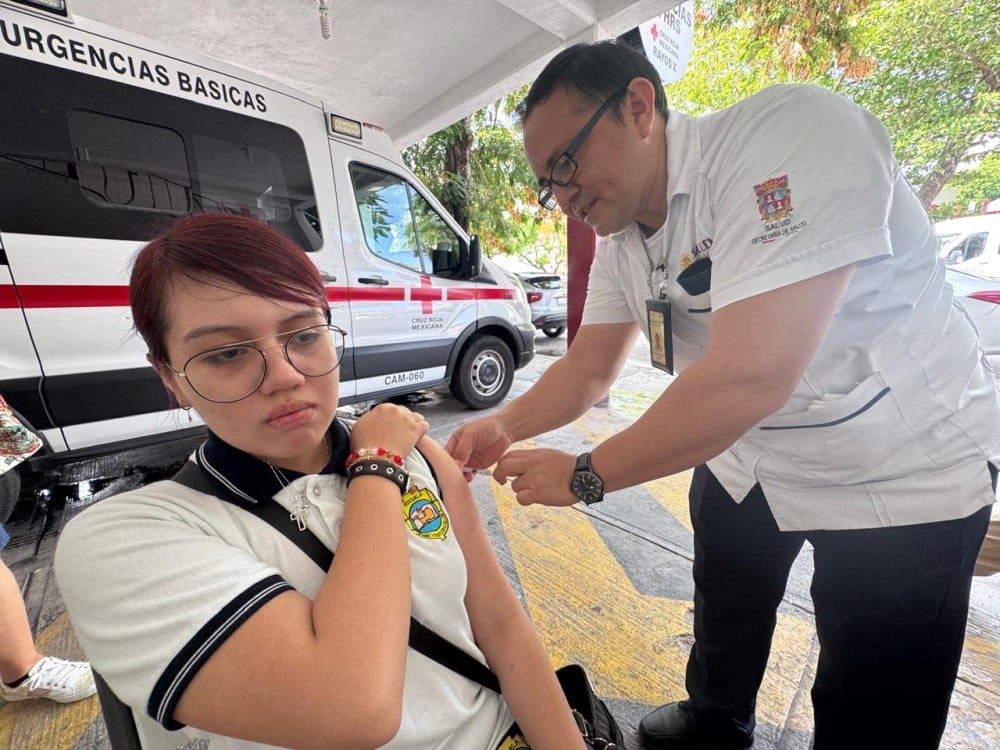 Inicia vacunación contra Sarampión y Rubeola en Ciudad del Carmen