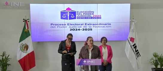 INE destaca transparencia en elección histórica para la Suprema Corte; Hugo Aguilar encabeza resultados preliminares