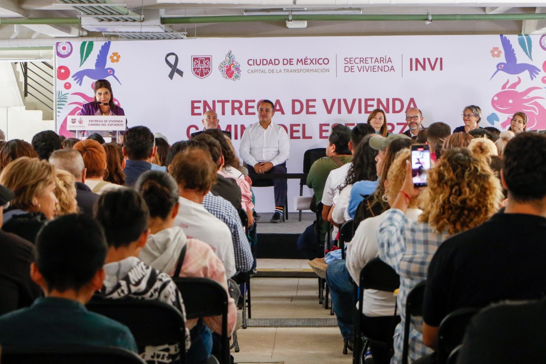 Clara Brugada impulsa justicia social con modelo de vivienda asequible en la GAM