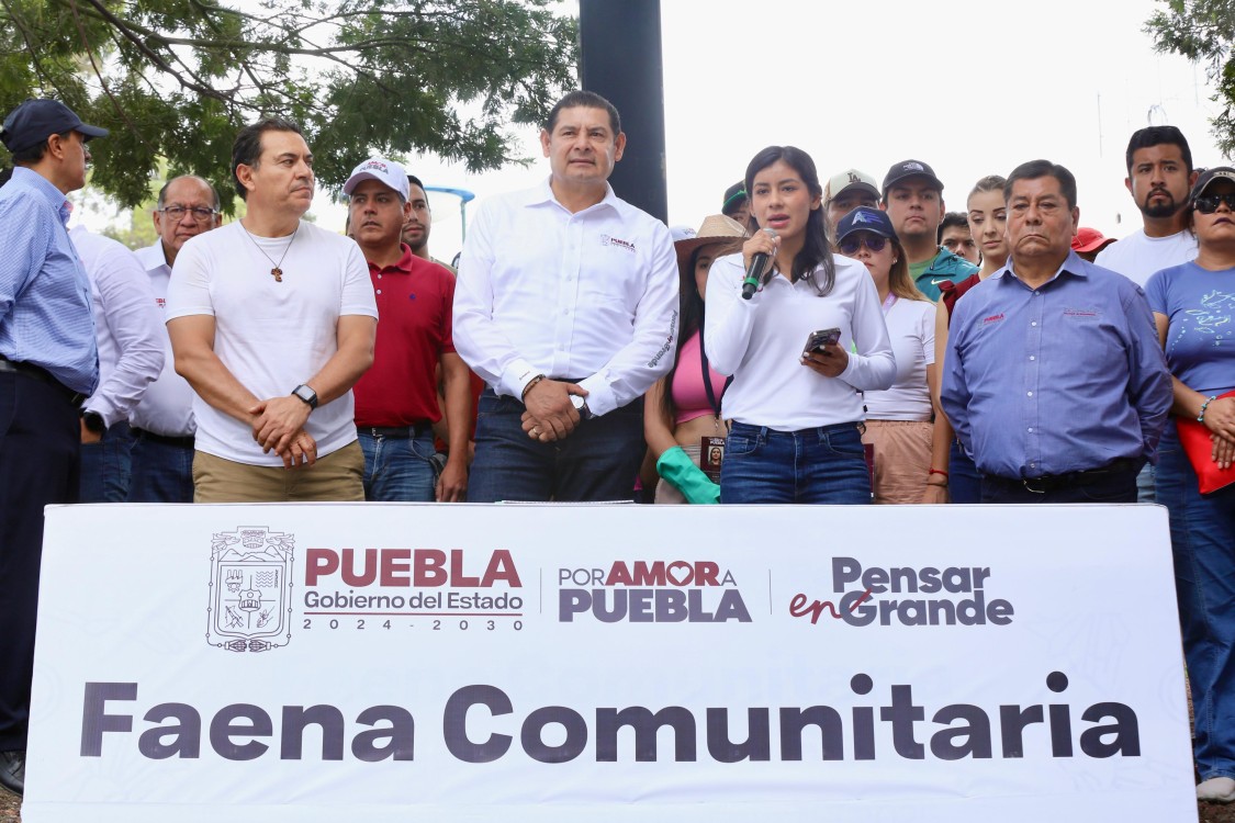 Faena Comunitaria fortalece vínculo entre ciudadanía y gobierno en Puebla