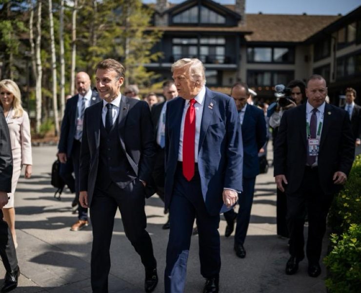 Trump abandona anticipadamente el G7: Macron busca llenar el vacío con acercamiento a Sheinbaum