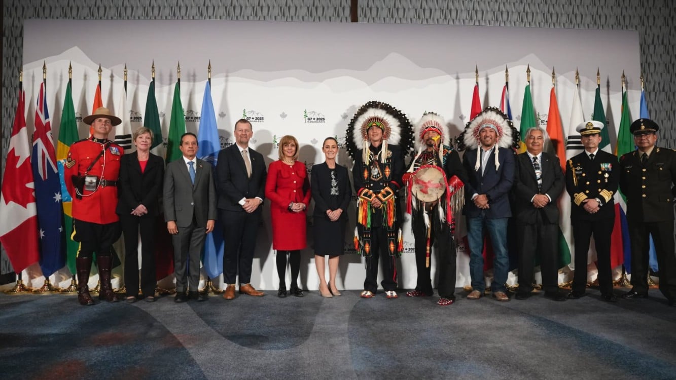 Tensión global frustra agenda de diálogo de Sheinbaum en el G7