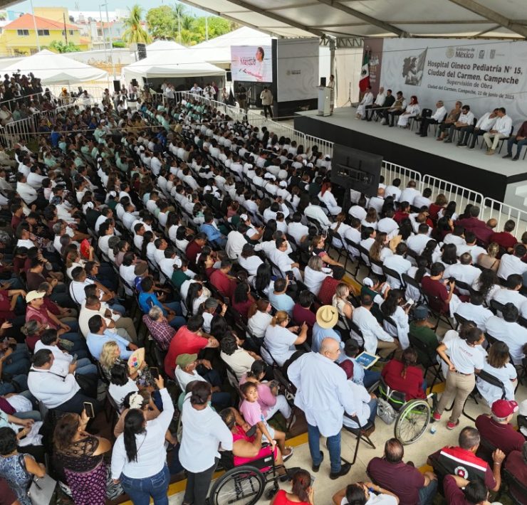 Impulsa Sheinbaum rescate integral de salud, infraestructura y economía en Ciudad del Carmen