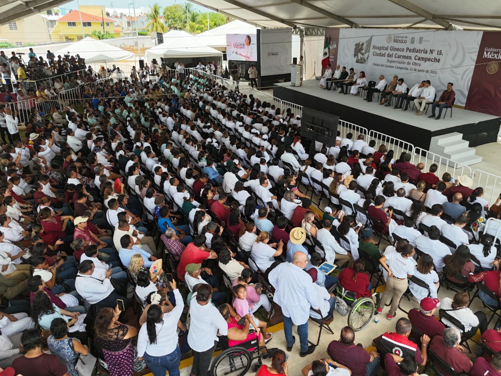 Impulsa Sheinbaum rescate integral de salud, infraestructura y economía en Ciudad del Carmen