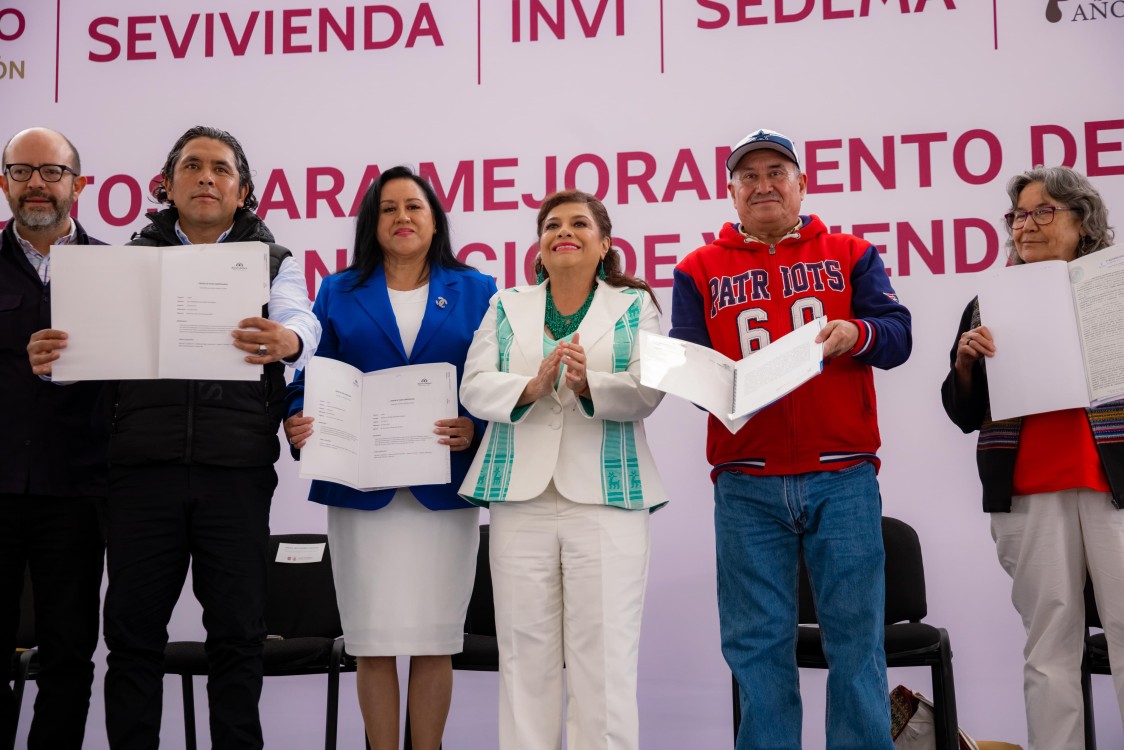 Brugada impulsa justicia habitacional: créditos, escrituras y ecotecnias para más de 20 mil personas en la CDMX