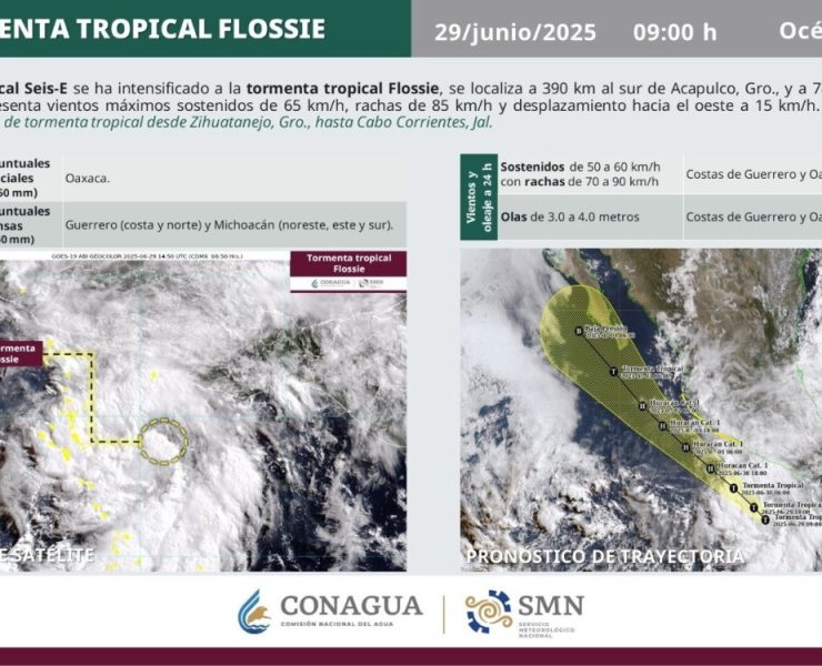 Autoridades refuerzan medidas preventivas ante ciclones Seis-E y Dos; comunidades costeras en alerta