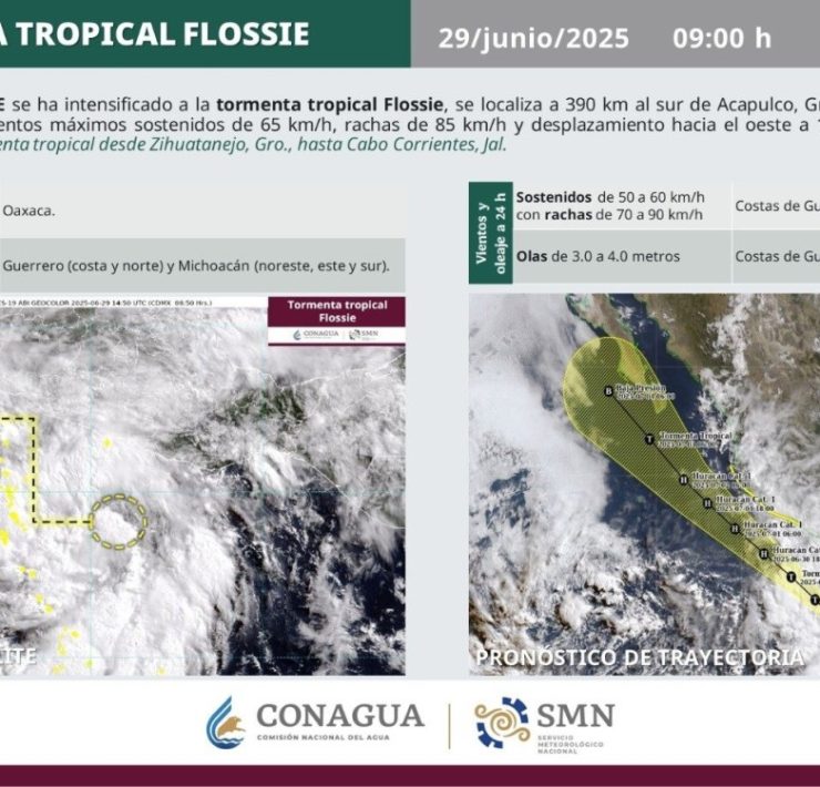 Autoridades refuerzan medidas preventivas ante ciclones Seis-E y Dos; comunidades costeras en alerta