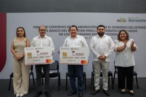 Yucatán firma convenio de colaboración con el Banco del Bienestar para garantizar entrega directa de apoyos sociales