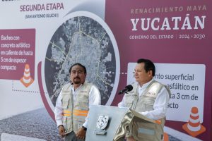 Gobierno del Estado mejora calles en el sur de Mérida