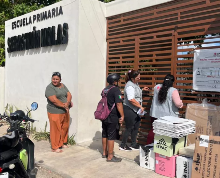 Casillas electorales abren tarde en Yucatán