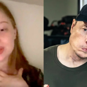 Elon Musk daughter makes fun of him