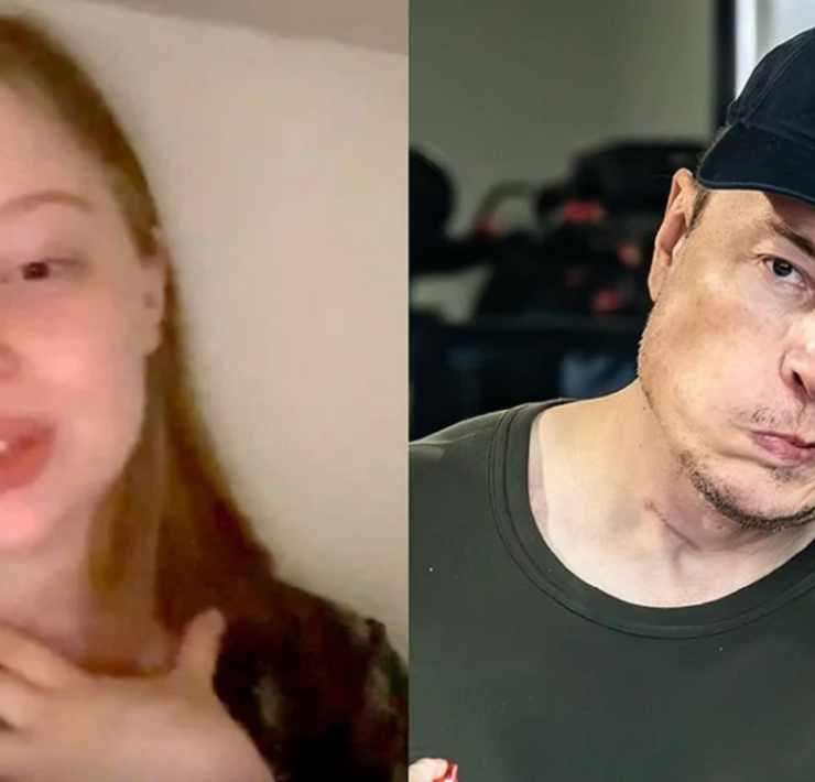 Hija de Elon Musk se burla de él
