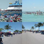 Pasean a la Virgen del Carmen por mar