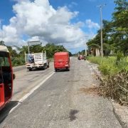 Queda libre al 100% la circulación en la carretera federal 180 Península de Atasta