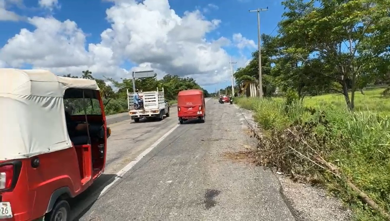 Queda libre al 100% la circulación en la carretera federal 180 Península de Atasta