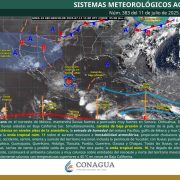 El SMN prevé lluvias intensas y calor extremo que desafían a comunidades y autoridades