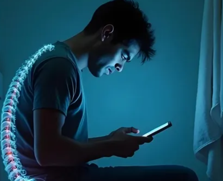 Un hombre queda paralizado por usar el baño por usar el celular