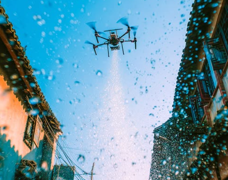 China trabaja en un dron de lluvia para combatir las sequías y falta de agua