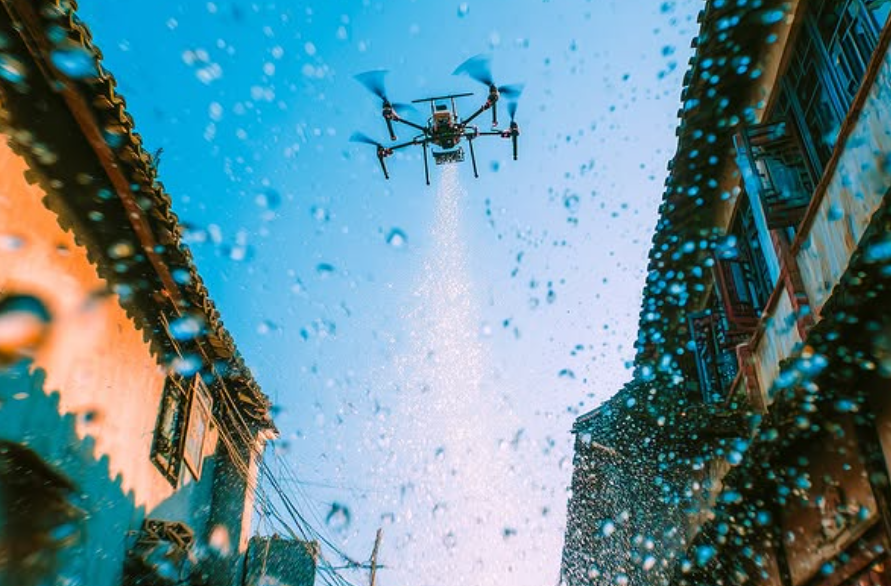 China trabaja en un dron de lluvia para combatir las sequías y falta de agua