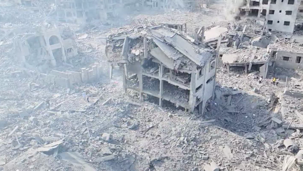 Bombardeos también golpean el sur de Gaza