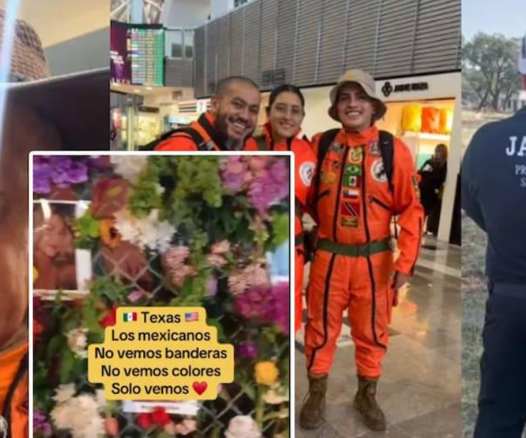 Lanzan flores a topos mexicanos que arriesgan sus vidas en Texas
