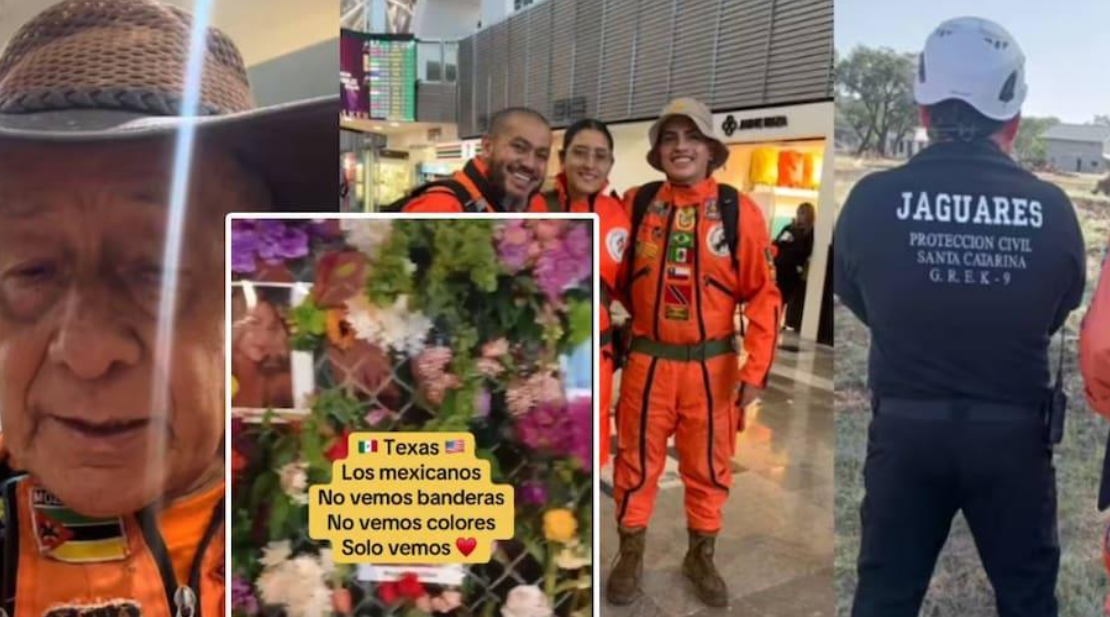Lanzan flores a topos mexicanos que arriesgan sus vidas en Texas