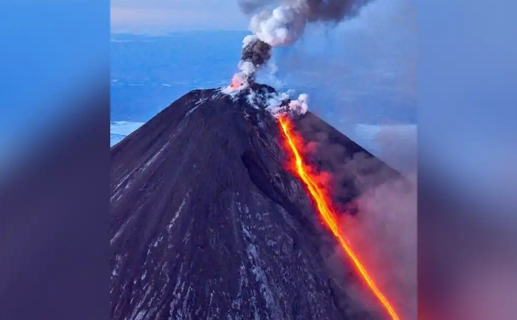 Volcán Kliuchevskói: una amenaza latente en Kamchatka