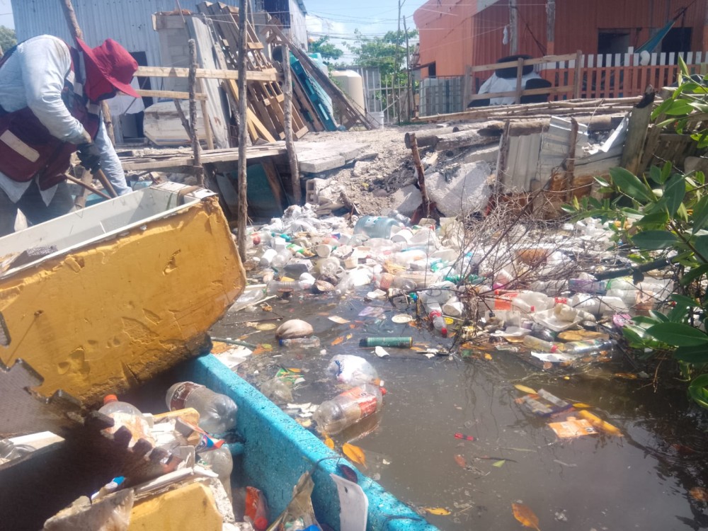 Lluvias arrastran basura a los arroyos